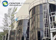 Tanques de água potável de vidro fundido em aço para tratamento de águas residuais municipais