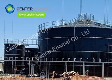 Resistência à corrosão superior Vidro fundido a aço Tanques de líquidos industriais para estações de tratamento de águas residuais