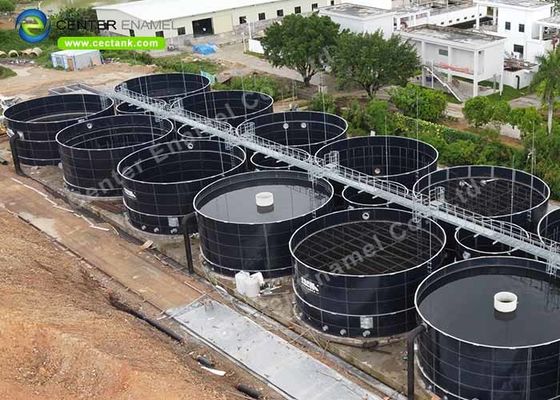 Tanques de água de irrigação de aço revestidos de vidro para instalações agrícolas